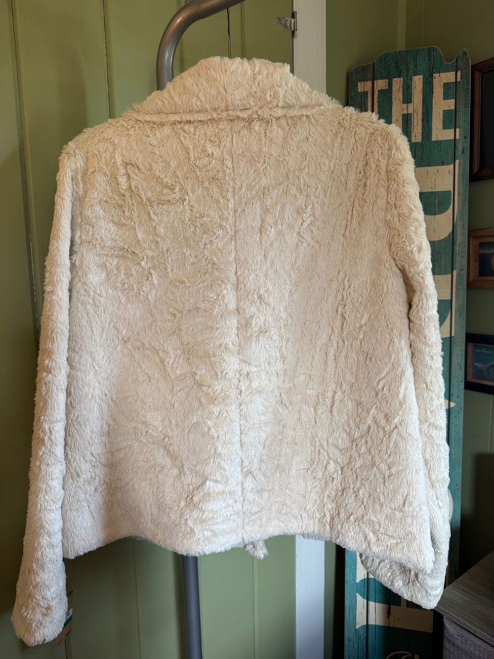 Rachel Roy Faux Fur Teddy Jacket - Picture 2 of 8
